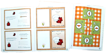 Cartes d'invitation et jeux � d�couper