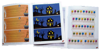 Cartes d'invitation et jeux � d�couper