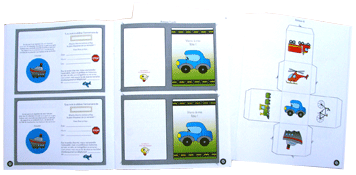 Cartes d'invitation et jeux � d�couper