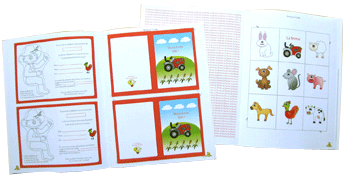 Cartes d'invitations et jeux � d�couper